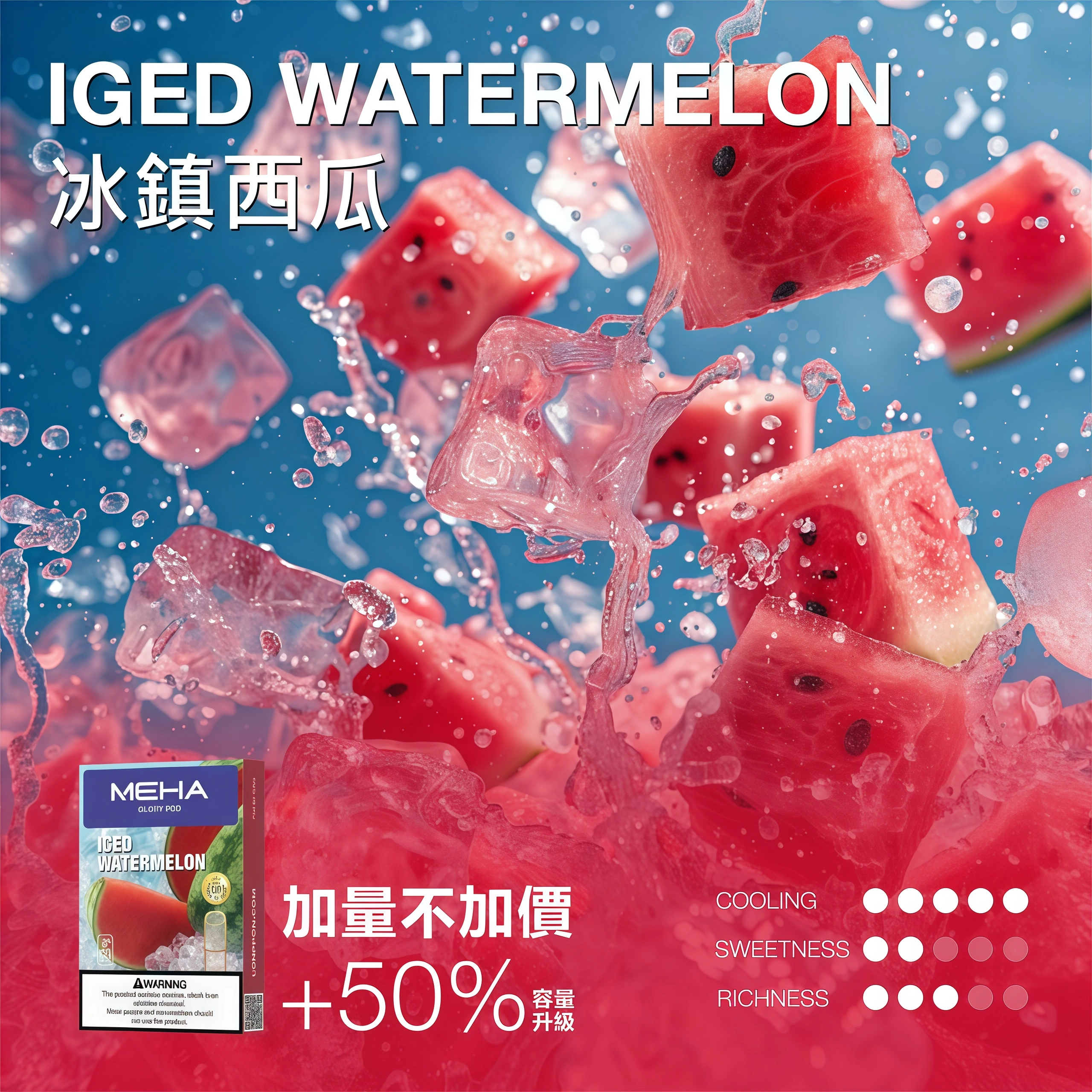 MEHA 一代 冰鎮西瓜 煙彈