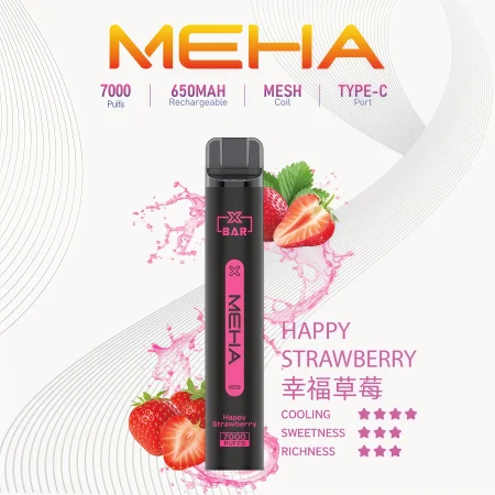 MEHA Xbar 幸福草莓拋棄式｜7000口・650mAh