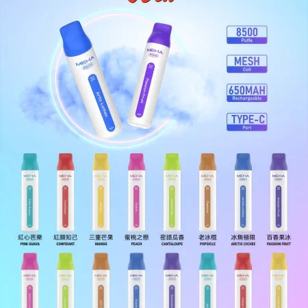 MEHA VBar 8500 PUFFS  魅嗨小白條拋棄式電子煙｜持久大容量・超多口味｜買十送一